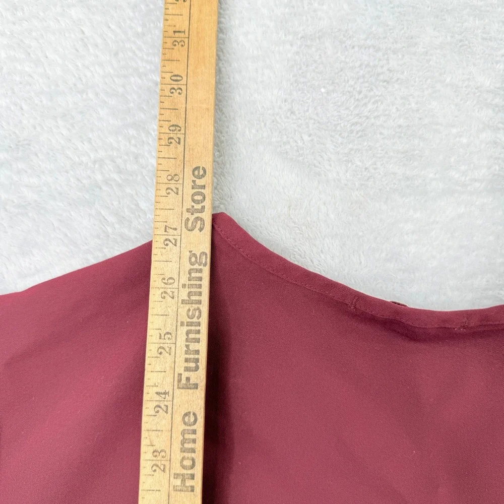 FIGS Maternity Technical Scrub Set Size XL / L Burgundy Jogger V-Neck Medical - Picture 16 of 16